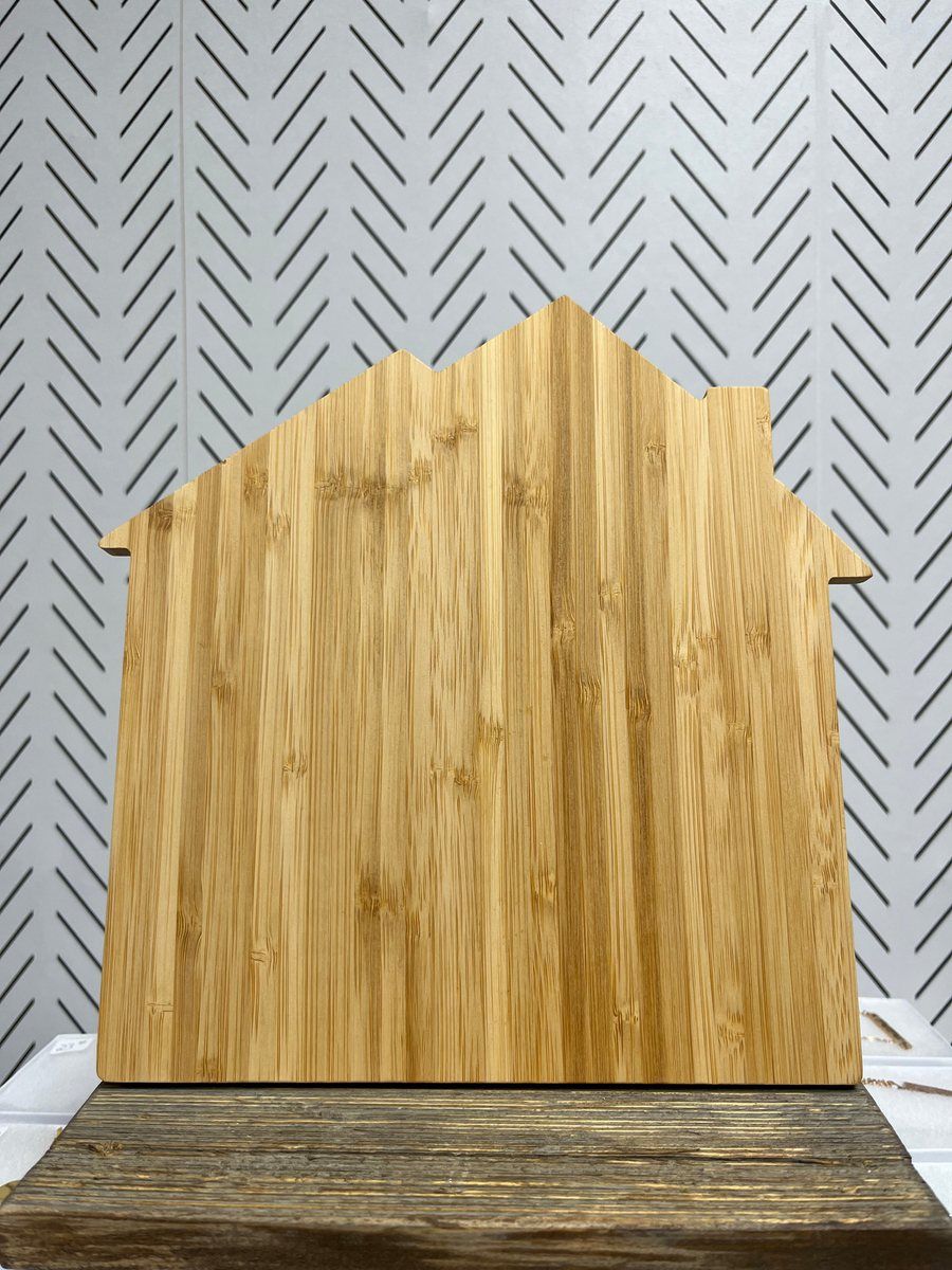 House Bamboo Cutting Board by Thomsen Customs