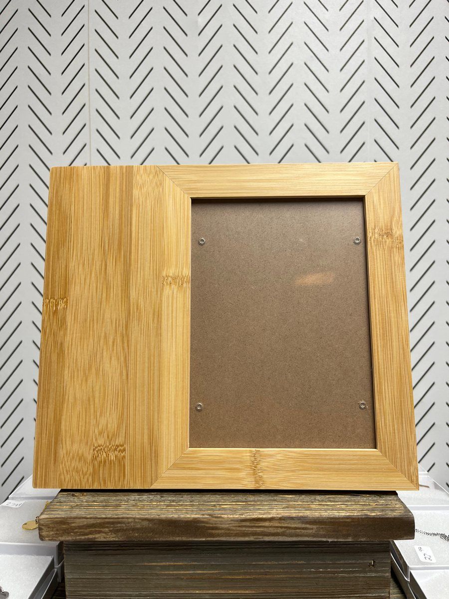Bamboo Picture Frame by Thomsen Customs