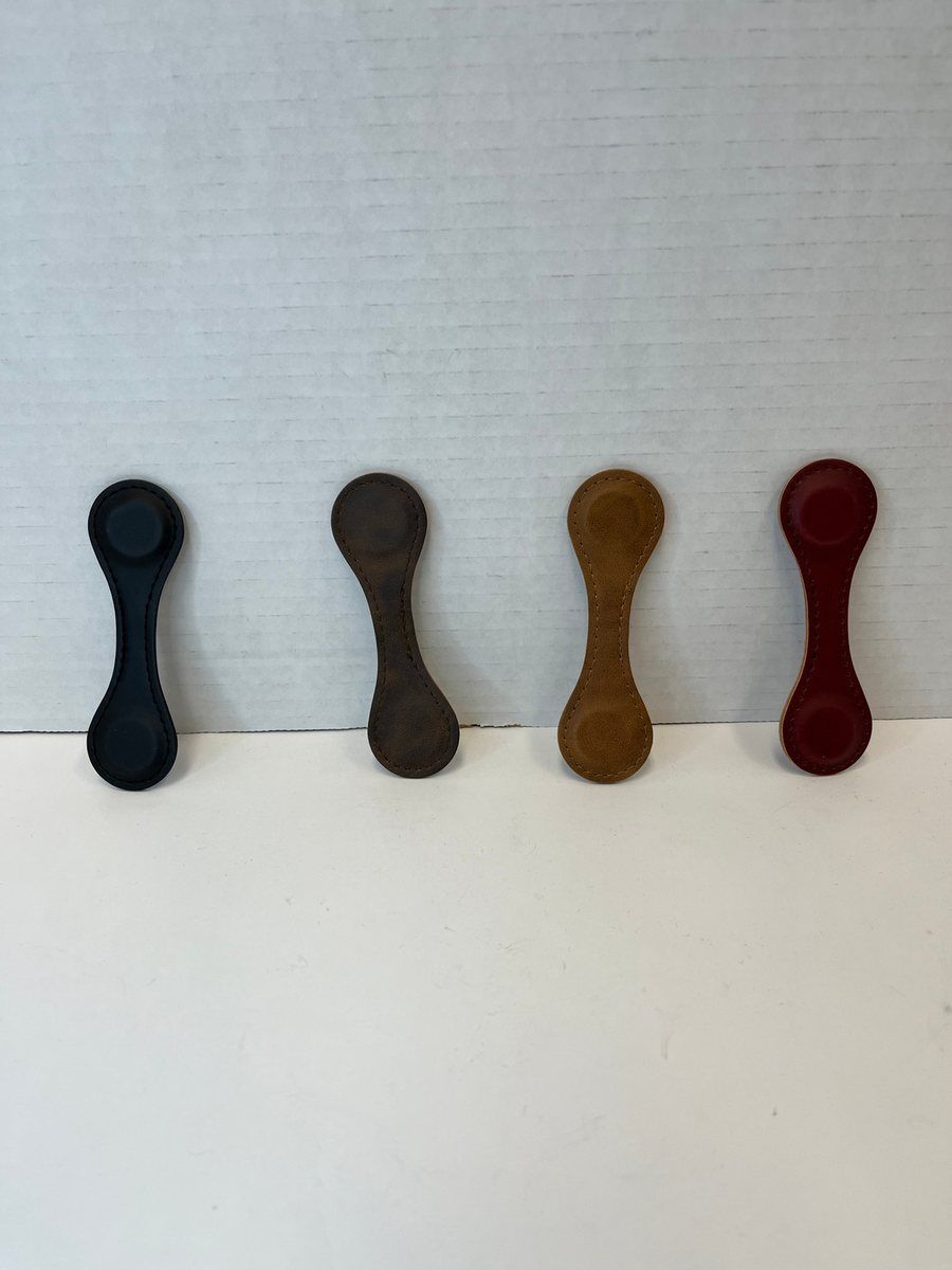 Leather Magnet Bookmark by Thomsen Customs