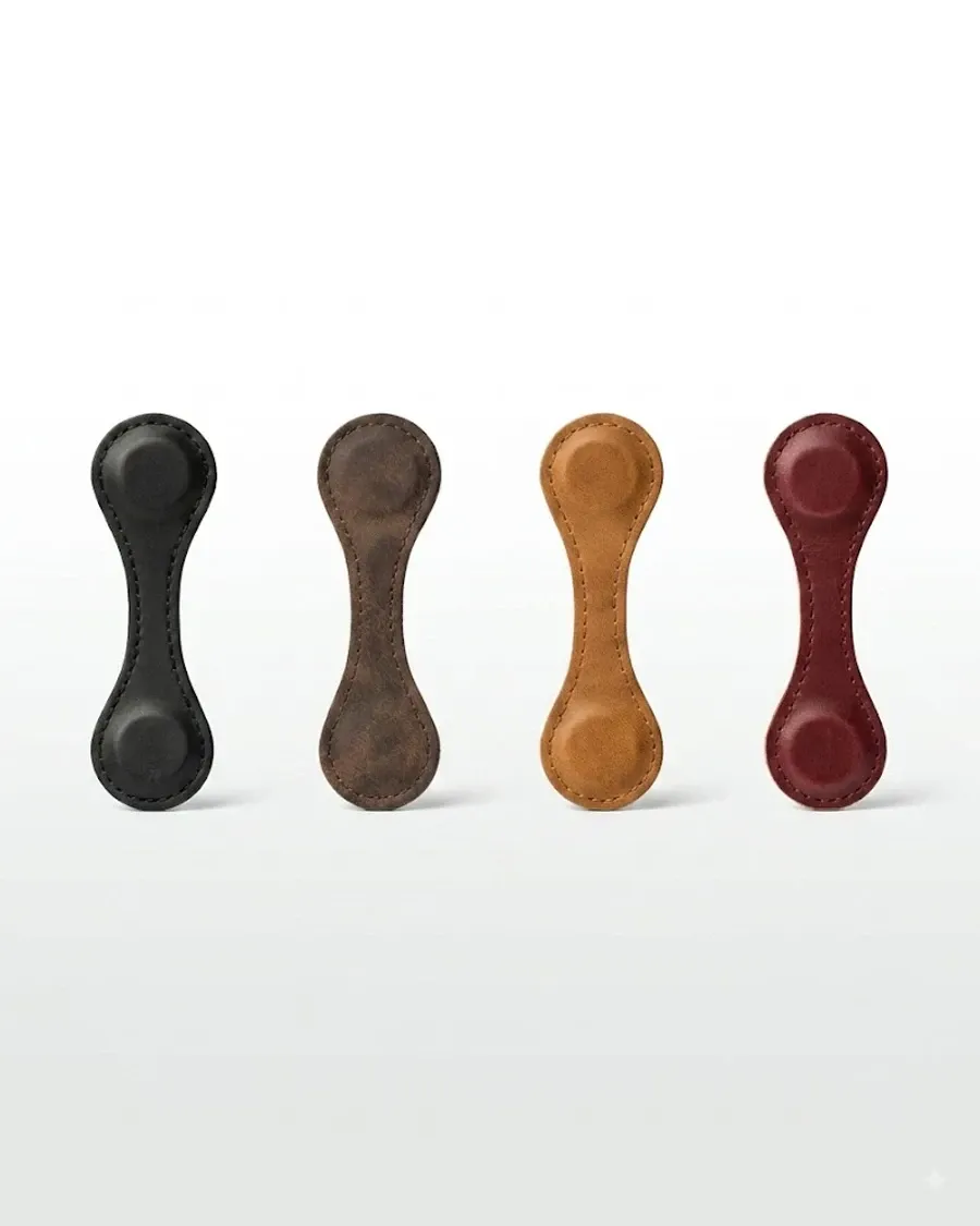 Leather Magnet Bookmark by Thomsen Customs