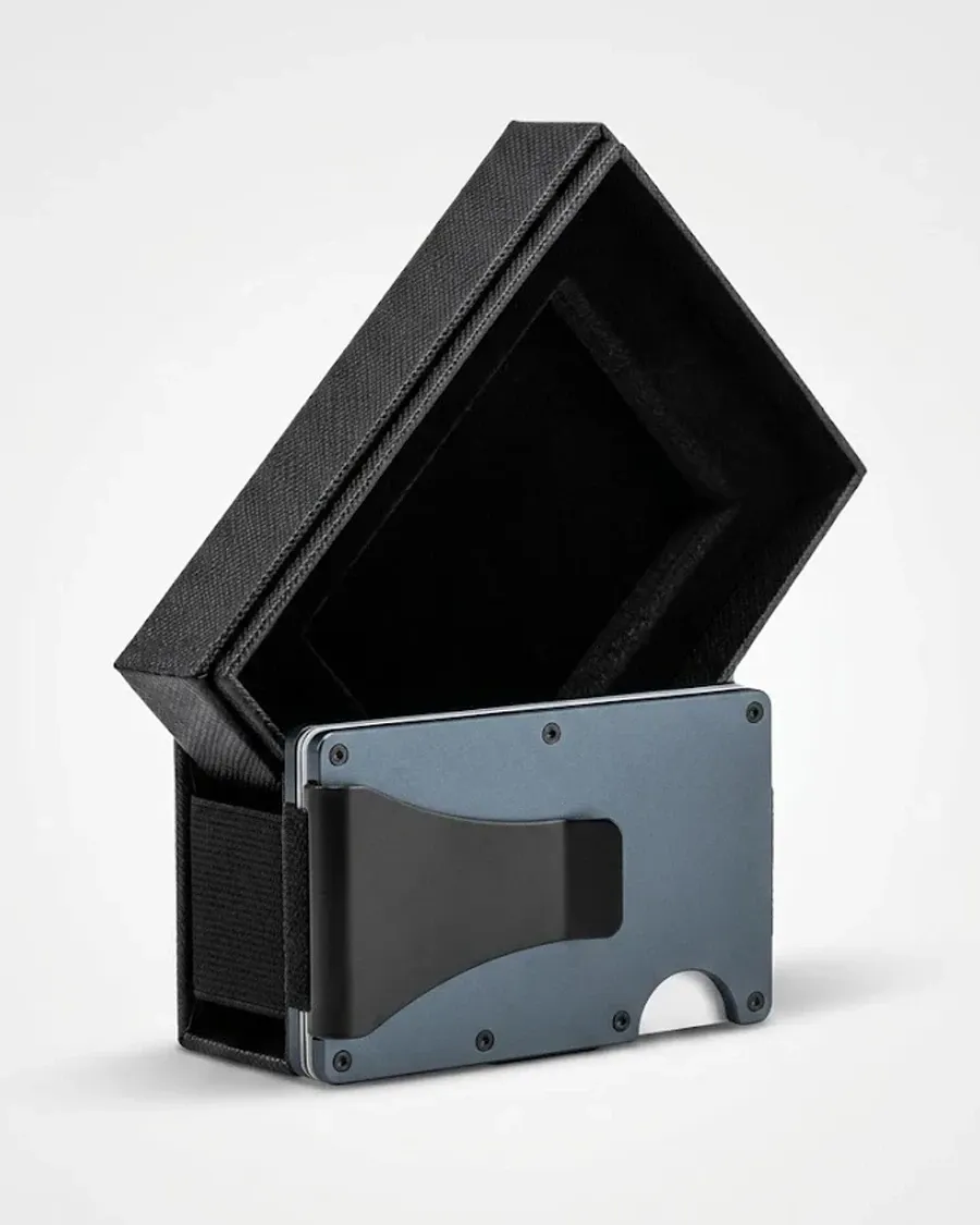 Metal Wallet RFID Blocking w/ Money Clip by Thomsen Customs, view 10